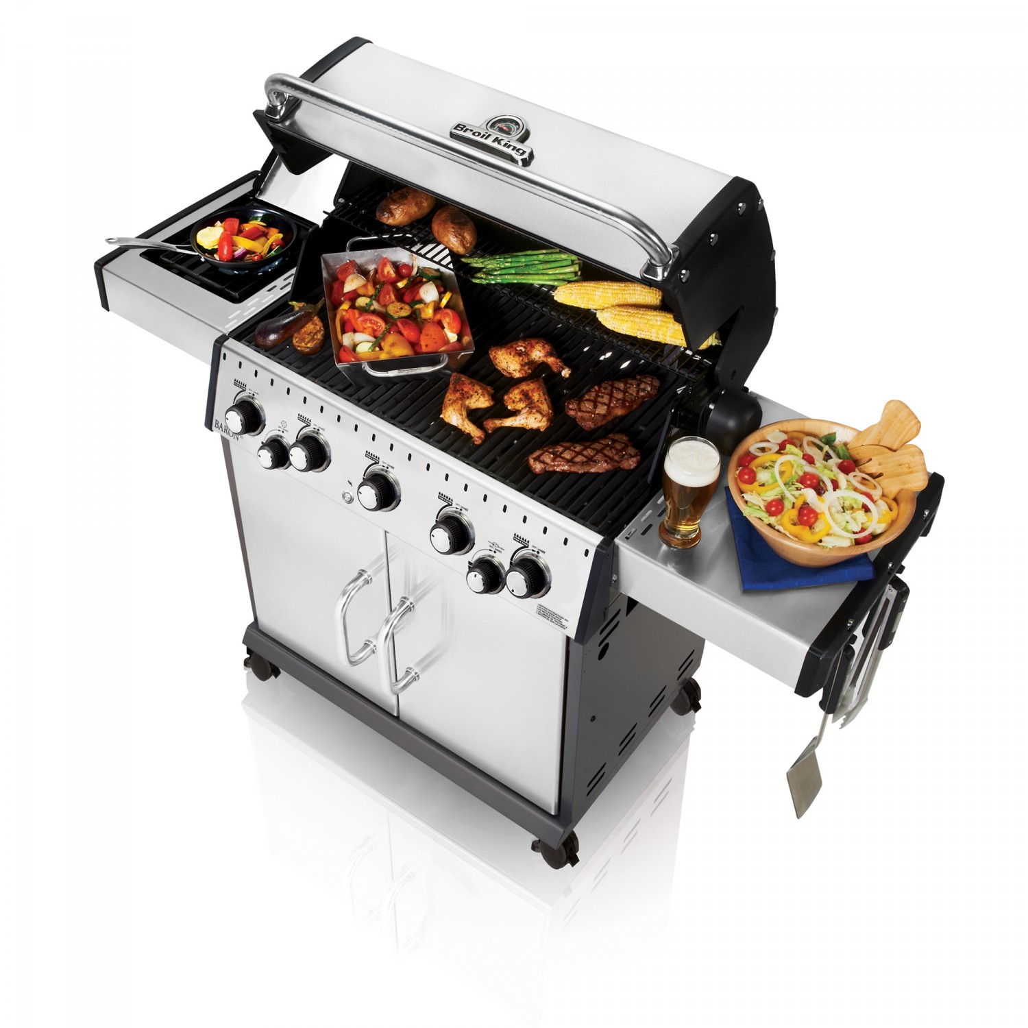 Broil King Baron S590 Modell 2018 inkl. Drehspieß + Motor