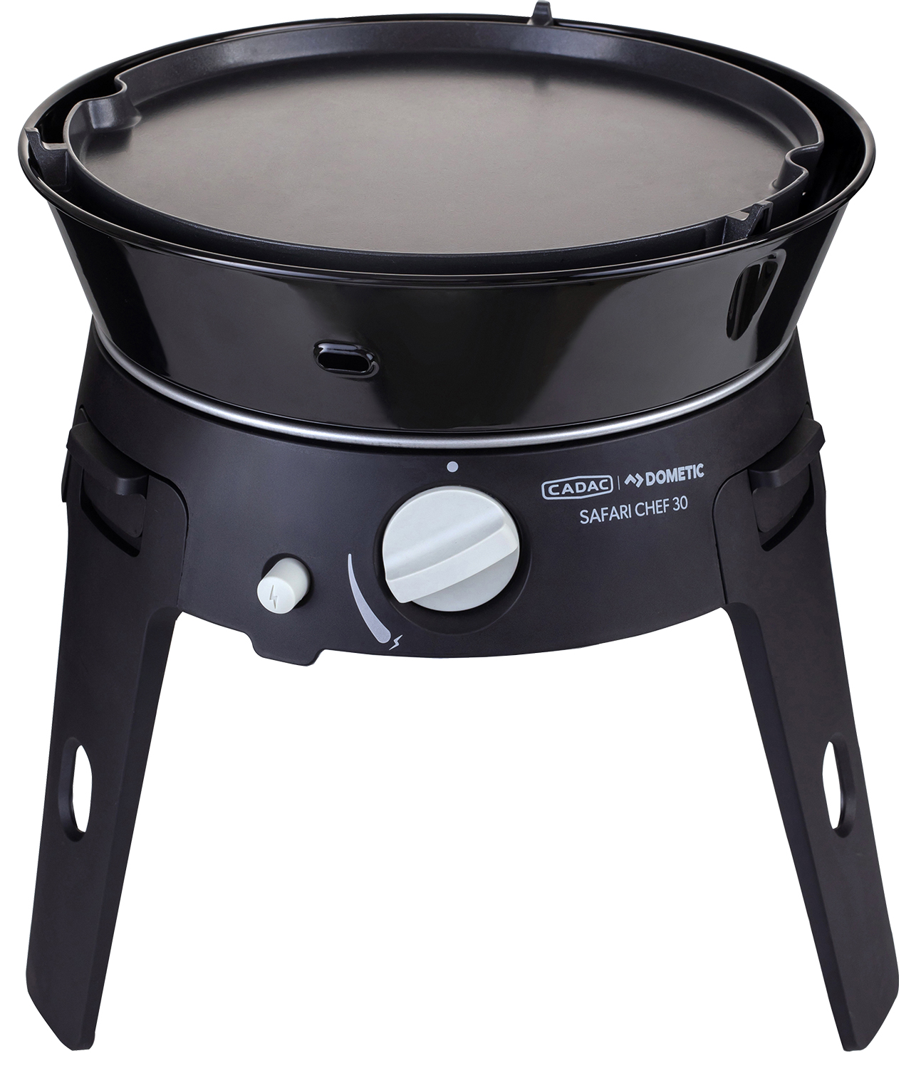 Grille De Rechange Pour Barbecue Cadac Safari Chef 30 - Revêtement Céramique, Diamètre 30 Cm, Diffuseur De Chaleur Intégré