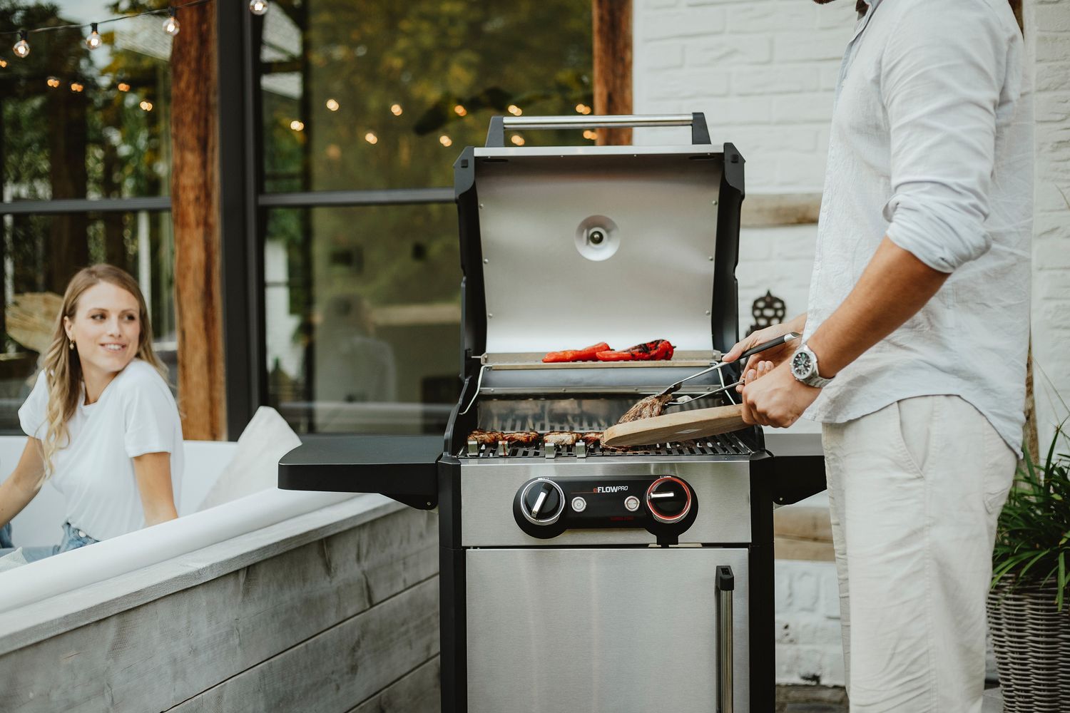 Enders Elektrogrill EFlow Pro 2 Turbo Edelstahl