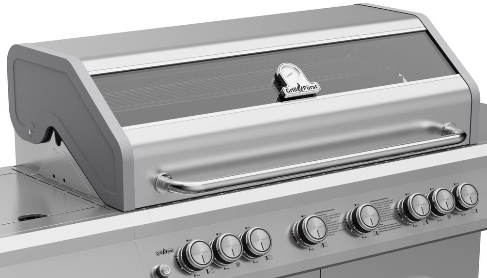 G621E 6-Brenner Ausstattung Gasgrill Edelstahl Grillfürst TOP /