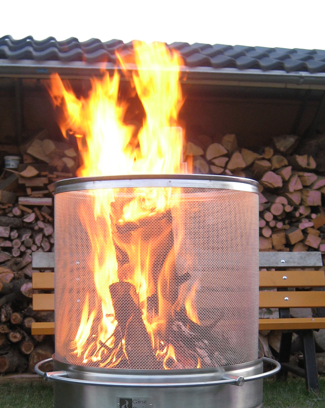 Girse Design Feuerstelle Funkenschutz für Feuerstelle Columbus