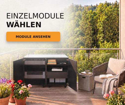 Grillfürst Moments Einzelmodule für die Outdoor Küche wählen