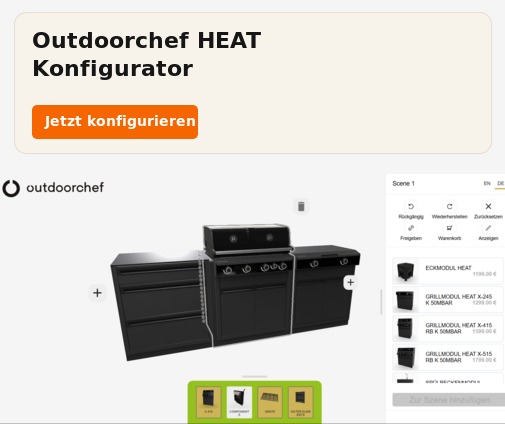 Zum Outdoorchef HEAT Outdoor Küchen Konfigurator