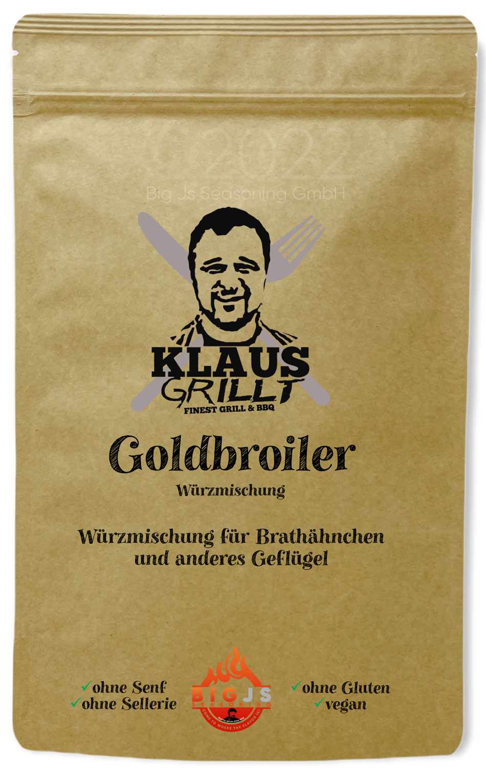 Goldbroiler Würzmischung von Klaus Grillt / 750g Beutel