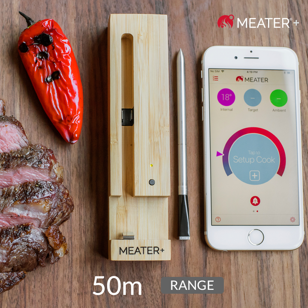 Grillthermometer kabellose - Bluetooth / das WLAN Meater