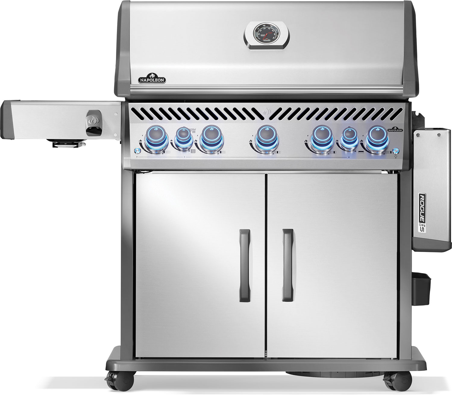 Napoleon 71200 Cappa Per Griglia In Acciaio Inox - Ideale Per Cuocere Pizza E Gratinare Sul Barbecue