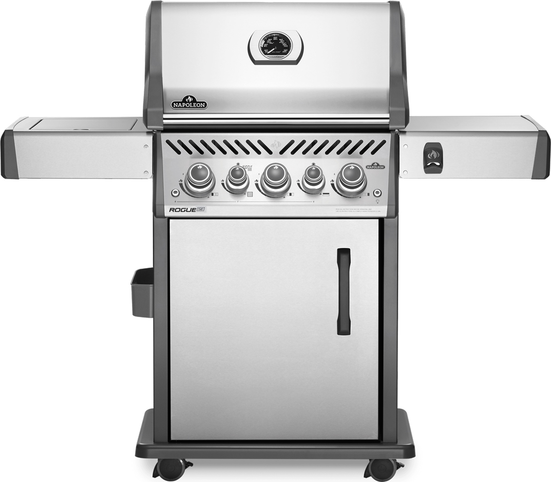 Napoleon Rogue SE 425 Edelstahl Gasgrill mit Sizzle Zone und Heckbrenner