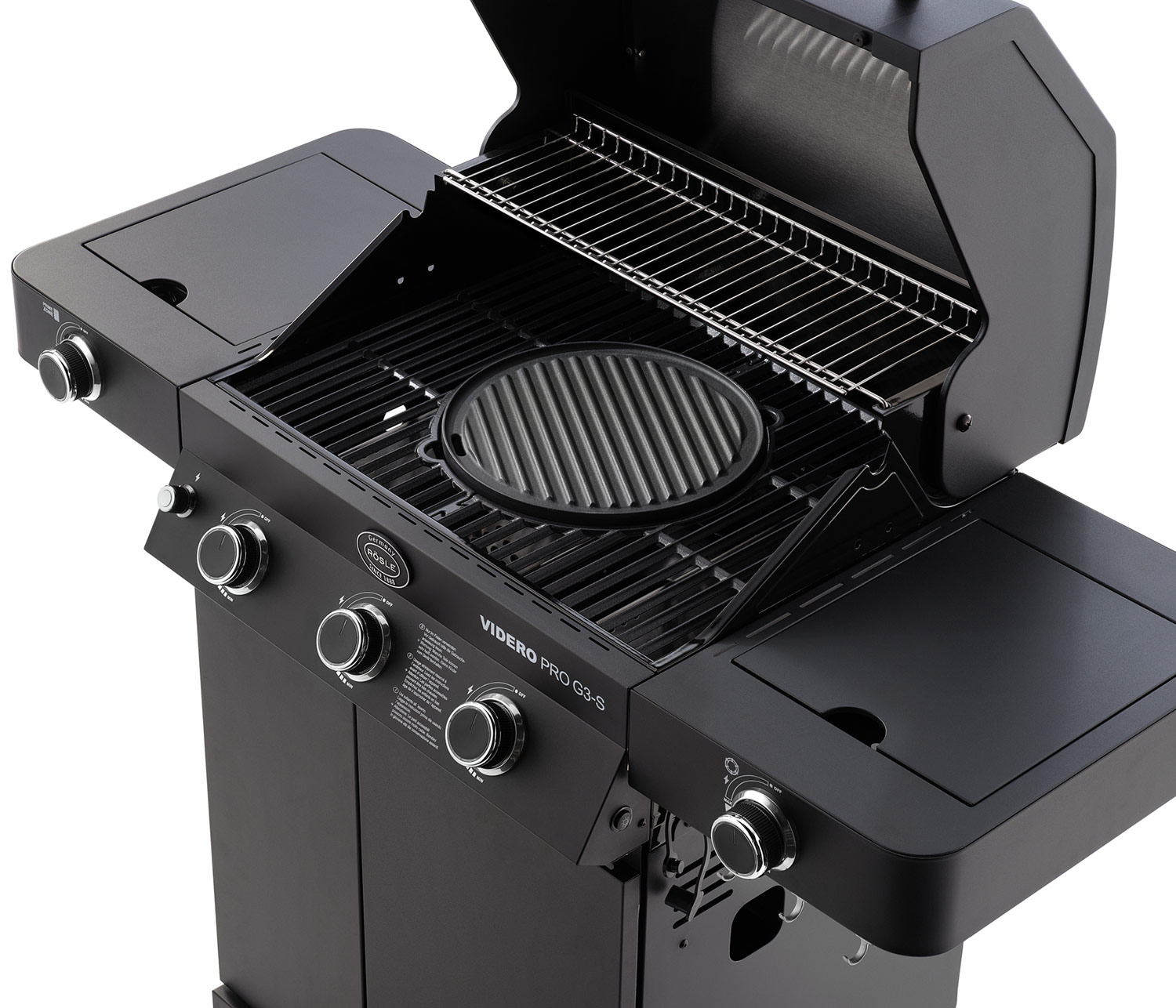 Grille Barbecue Rösle Sport No.1 F60 - Acier Inoxydable, 64x64x2,5 Cm, Pour Barbecues Boule Ø 50/60 Cm