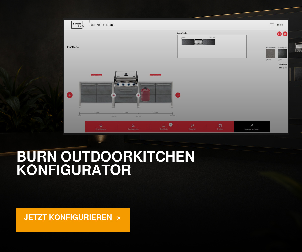 Zum BURN Outdoor Kitchen Konfigurator