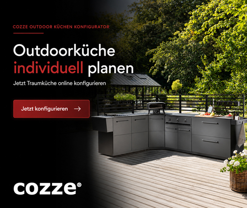 Zum COZZE Outdoor Küchen Konfigurator