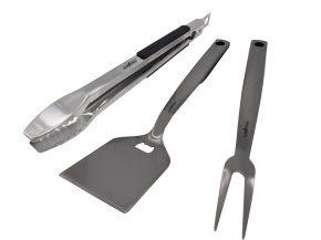 Ab 400,00€ Warenkorb kostenfrei dazu: Grillfürst Premium Edelstahl Grillbesteck Set mit Grillzange, -Wender und -Gabel
