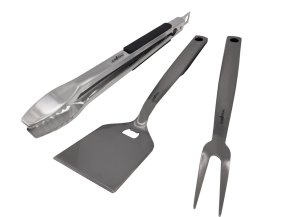 Ab 600,00€ Warenkorb kostenfrei dazu: Grillfürst Premium Edelstahl Grillbesteck Set mit Grillzange, -Wender und -Gabel