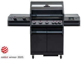 Grillfürst Independence P530E Smart Grill - mit WLAN-Modul, XXL Infrarotbrenner, Heckbrenner und Edelstahlrosten