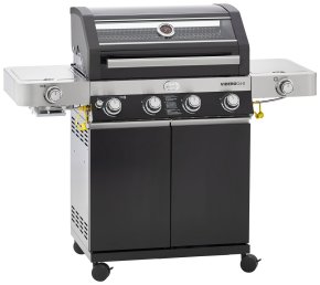 R&ouml;sle Gasgrill Videro G4-S VARIO+ schwarz - Modell 2025 inkl. Abdeckhaube - Hover