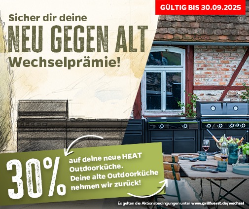 Outdoorküchen Wechselprämie