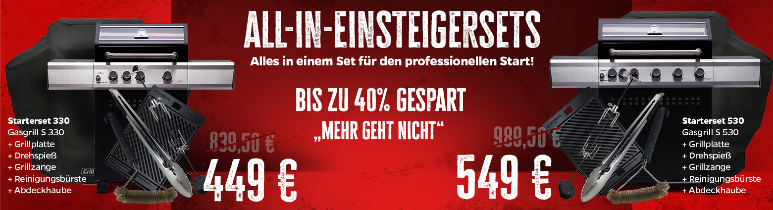 Grillfürst Einsteiger Sets