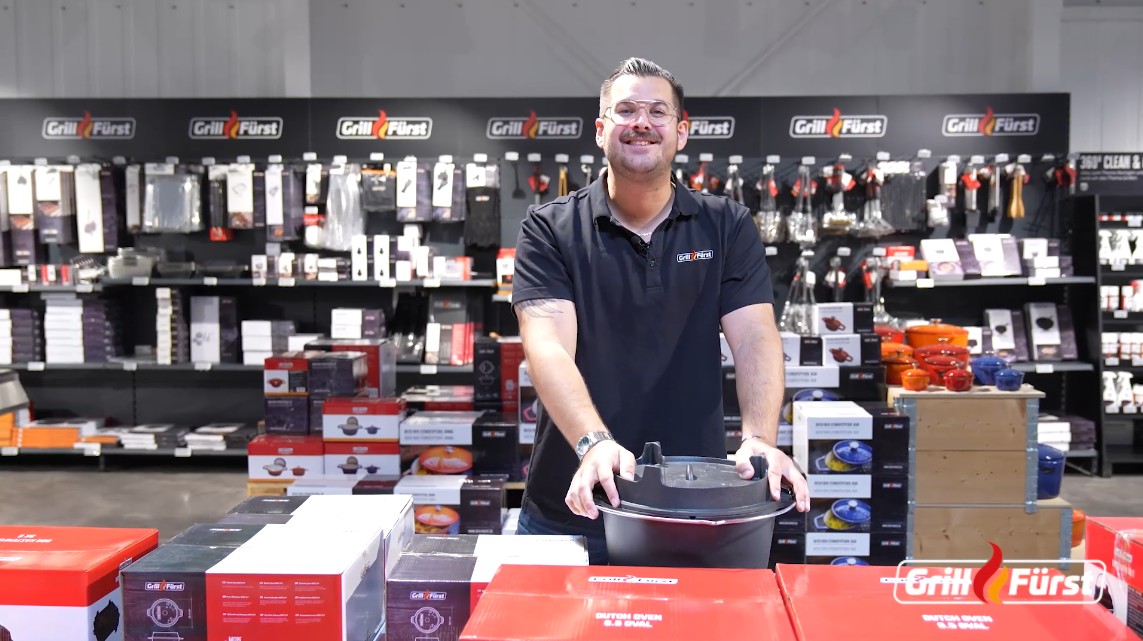 Grillfürst Dutch Oven DO6,5 - oval & flach - X-Deal inkl. Zubehör