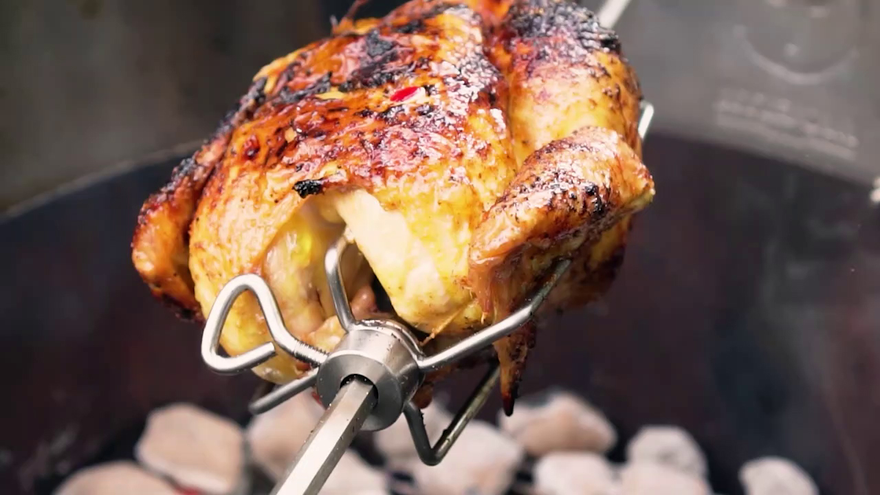 MOESTA-BBQ Smokin' Anneau à Pizza Pour Barbecue Sphérique 47-67 Cm - Fabriqué En Allemagne